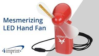 Mesmerizing LED Hand Fan - Custom LED Fan by 4imprint