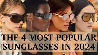 Trendy sunglasses Summer 2024 │Eyewear trends 2024