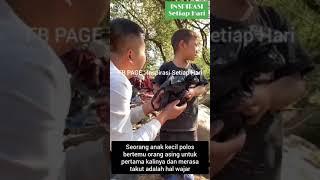 anak kecil yang ditinggal ibunya dan ayahnya yang sudah meninggal