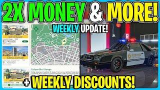 GTA Online WEEKLY UPDATE 2X Money & More!