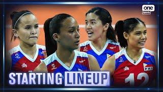 Alas Pilipinas' journey at the 2024 AVC Women's Challenge Cup | Starting Lineup