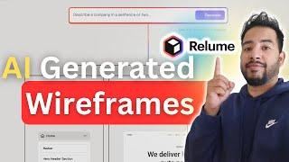 Build Sitemaps & Wireframes with AI: Relume.io + Get Free Figma 1000+ Components!