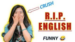 RIP English  | funny Chatting With Crush | whatsapp chatting memes #Shorts