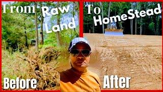 IT IS FINISHED!!! {Cleared 2 Acres Of Woods In 6 Days} | Turning Raw Land Into A Beautiful Homestead