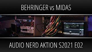 Behringer X32 vs Midas MR18 (Audio Nerd Aktion S2021 E02)