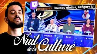 Grégory dans CULTURE CLASH ??? - Nuit de la Culture : Spéciale Masters