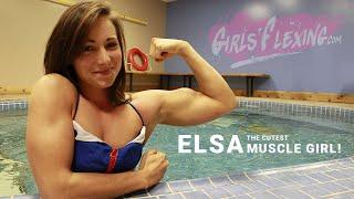 Elsa The Cutest Muscle Girl!