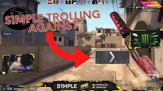 S1mple PLAYING VS SILVERS ON HIS GIRLFRIEND ACCOUNT! KILLS FOR THE KISS | CSGO