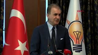 AK Parti Sözcüsü Ömer Çelik açıklama yapıyor