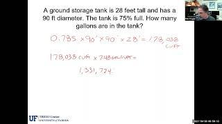 Ground Storage Tank GST Math