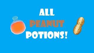 All New Potions For The Peanut Update {Roblox Wacky Wizards}