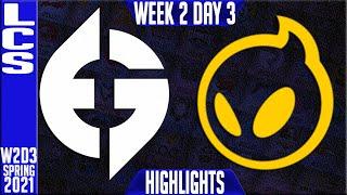 EG vs DIG Highlights | LCS Spring 2021 W2D3 | Evil Geniuses vs Dignitas