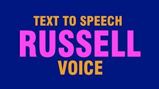 Text to Speech Voices, Russell Voice - IVONA VOICE