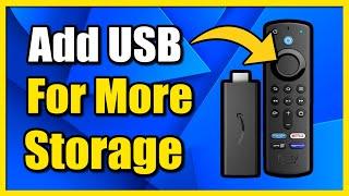 How to Setup External USB Storage on Firestick 4k Max or FIRE TV (Get More Space)