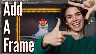 How to Put a Photo in a Frame in PHOTOSHOP