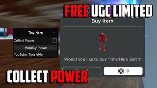 [Limited Item] Tiny Hero Script Hack • Collect Power [Roblox]