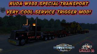 ATS | Special Transport plus Service Trigger Mod! Service at Owned Garages!