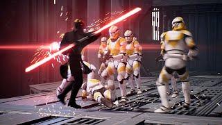 Darth Maul vs Clone Troopers - STAR WARS JEDI FALLEN ORDER NPC Wars