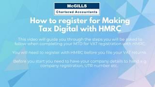 How to register for Making Tax Digital with HMRC