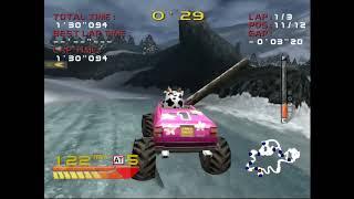 [Archive Footage] 4 Wheel Thunder Gameplay - Sega Dreamcast (Free to Use!)