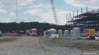 Two people dead in industrial accident at Amazon building site in Suffolk