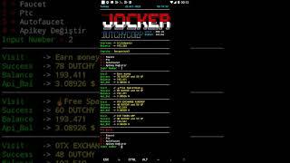 Bypass Auto Faucet Web DUTCHYCORP PRO-TURK APİ- KEY  Termux PHP Script
