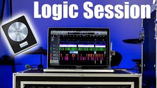 Logic Session! Click, Cues, Backing Tracks and Midi Patch Changes!