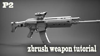 Zbrush Weapon Tutorial Part 2