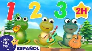 Cuenta las Ranitas Manchadas | Canciones Infantiles| Caricaturas para bebes | Little Baby Bum