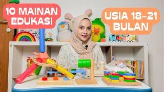 10 Mainan Edukasi Anak Usia 18-21 Bulan | Mainan Series | Shopee Haul