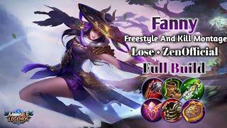 Fanny Kill Montage And Freestyle By Lose • ZenOfficial || MLBB ID