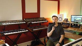 BridgeSet Studio Tour - Music Production Workspace with Analog Synths and Outboard Gear