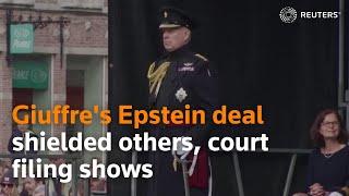 Giuffre's Epstein deal shielded others, court filing shows