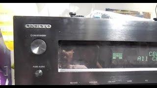 HOW TO REST ONKYO Receiver/ Factory Reset fix!!!!!!