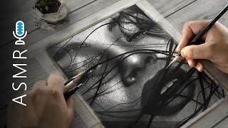 Hyper Realistic Portrait Drawing | Satisfying Drawing SOUNDS