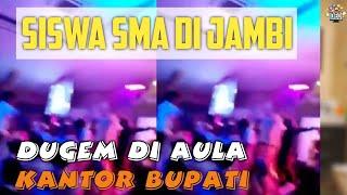 Siswa SMA Jambi Dugem di Aula Bupati