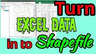 Excel data in to shapefile in arcgis ( Import Excel data 2017)