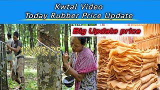 Today Rubber Price in Tripura | Rubber board official big update -10/03/25 @Rubberpriceupdate