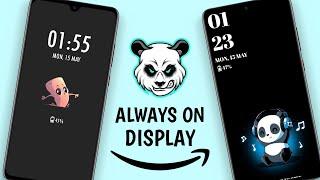 How to apply Always On Display in any android phone - 10+ Unique emoji clock!