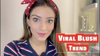 Viral Blush Technique | Testing Viral Makeup Trend | Foxy Makeup Tips