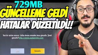 GÜNCELLEME GELDİ 729MB HATALAR DÜZELTİLDİ!! PUBG MOBİLE LİTE