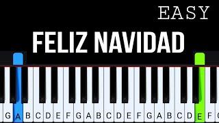 Feliz Navidad | Easy Piano Tutorial