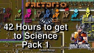 Pyanodons - Bring Back The Pain Edition - 006 - 42 Hours to get to Py Science Pack 1!