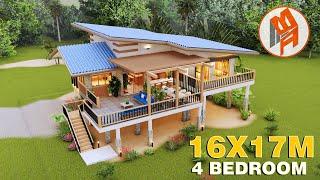 4 bedroom Dreamy Elevated "Bukid" House Design