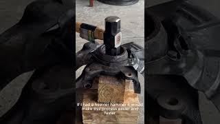 wheel bearing removal made easy