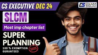 Score 60 + in SLCM | Genuine Plan for Dec 2024 Exam | CS Exam Squad 