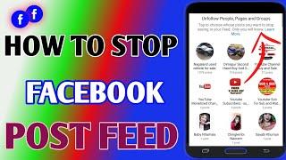 How To Stop Facebook Post Seeing On Feeds // Hide Facebook Post Seeing On Facebook