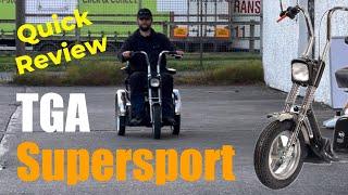 Introducing The TGA Supersport RETRO Bike Style Mobility Scooter