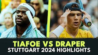 INCREDIBLE Frances Tiafoe vs Jack Draper Shotmaking | Stuttgart 2024 Highlights