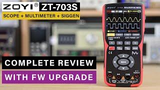[BRAND NEW] Zoyi ZT703S ⭐ 2Ch Oscilloscope + SigGen + Multimeter